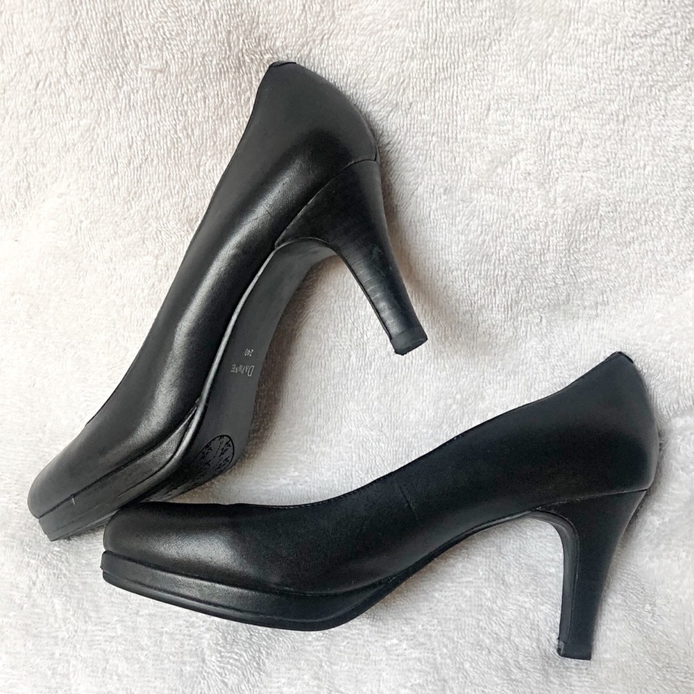 DAPHNE- Black Leather Pumps (See Photos) - Picture 10 of 12